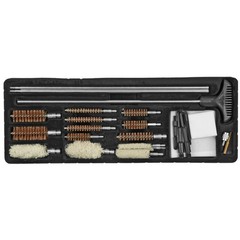 Hoppe’s UAC76 Universal Accessory Cleaning Kit Multi-Caliber/Silver Hard Case