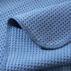 POLYTE Premium Microfiber Kitchen Dish Hand Towel, Waffle Weave, 12-Pack, 16×28″