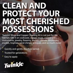 4.48 oz Brass & Copper Polish – Gentle Tarnish Dissolver, Phosphorus-Free