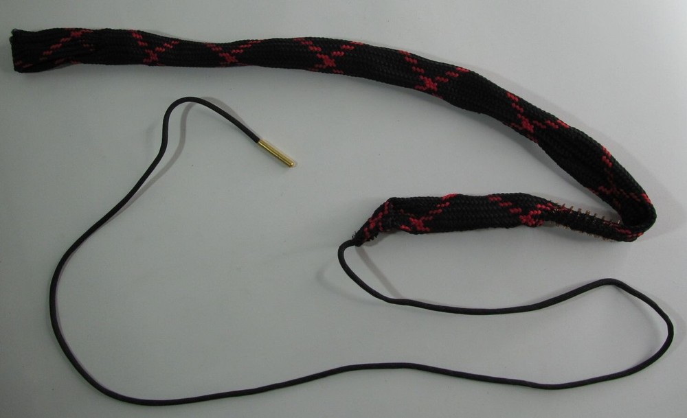 CLENZOIL 50 CALIBER MUZZLELOADER RIFLE BORE CLEANING ROPE/SNAKE W/EMBEDDED BRASS