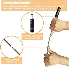 Efficient 12 Gauge Shotgun Cleaning Kit with Brass Patch Holder and Accessories