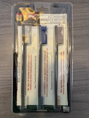 NEW Set 3x Otis Gun/Rifle Smith Nylon Cleaning Brushes Kit