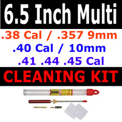 Pro-Shot 6.5 Pistol Gun Cleaning Kit FOR[ .38 .357 9mm .40 10mm .41 .44 .45 Cal]