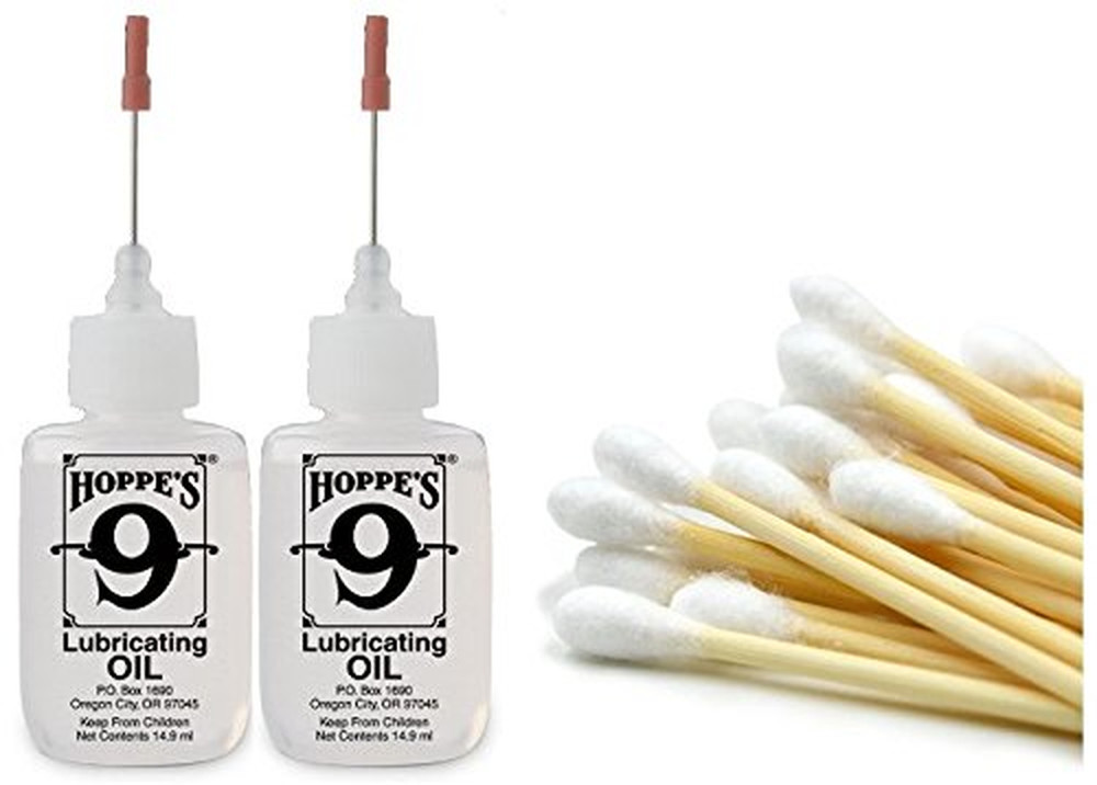 (Two Pack) Hoppe’S No. 9 Lubricating Oil, 14.9 Ml Precision Bottle Bundle with (