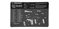 TekMat Sig P226 Mat 11″x17″ Includes Small Microfiber TekTowel Tube R17-SIGP226