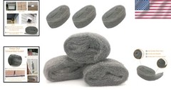 6 Pack of Coarse Steel Wool Gap Blocker for Indoor & Outdoor Pest Control