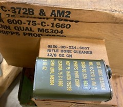 Vietnam Era Rifle Bore Cleaner 8oz Can NOS
