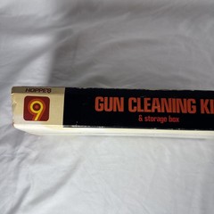 Vintage Gun Cleaning Kit Storage Case & Original Advertising Box USA Hoppes 2V