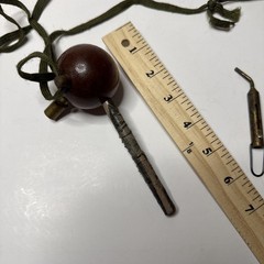 Muzzleloader Palm Saver Ramrod Handle Tool with Nipple Pick and loading tool LOT