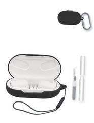 Case for JBL SoundGear Sense Earbuds,Soft Protective, Silicone Case Cover Black