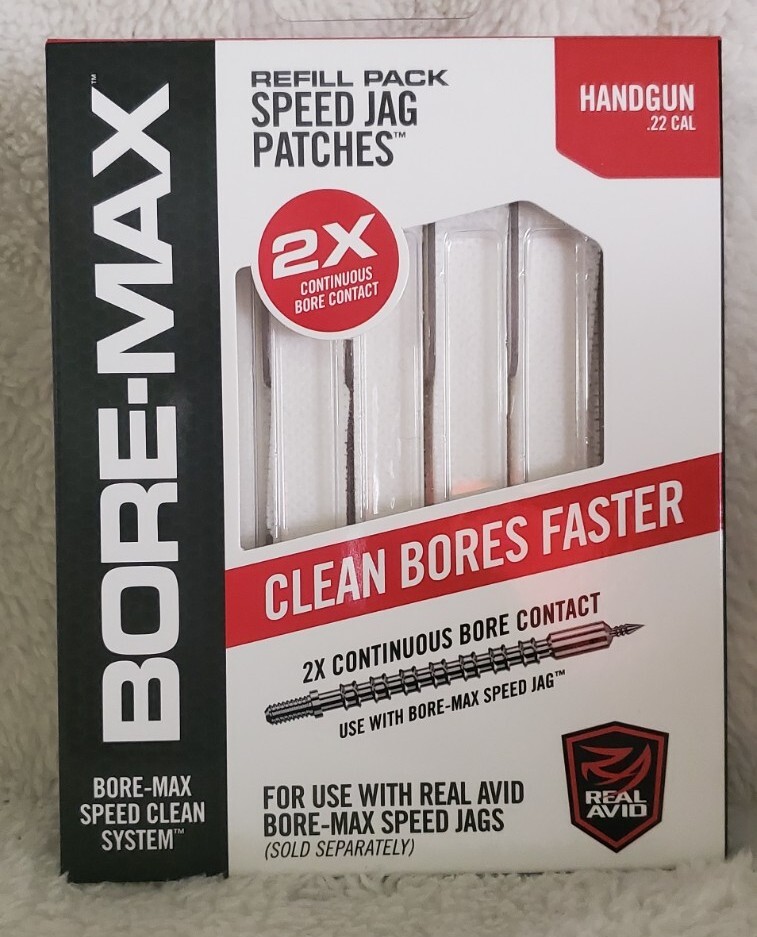 Real Avid AVBMPATCH4S Bore-Max Speed Jag Patch Refill Pack – 22 Cal
