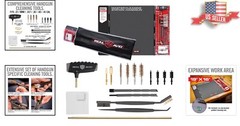 Portable Handgun Cleaning Kit with 19×16 Gun Mat – Easy Maintenance On-the-Go