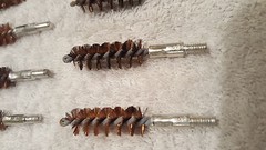 Bore Cleaning Brushes (12) for .40 .41 Caliber Guns 10mm 40 S&W/.41 Cal. Pistol