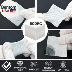 1200/800/600PCS Gun Cleaning Kit – Gun Cleaning Patches and Swabs, 6-Inch Pointe