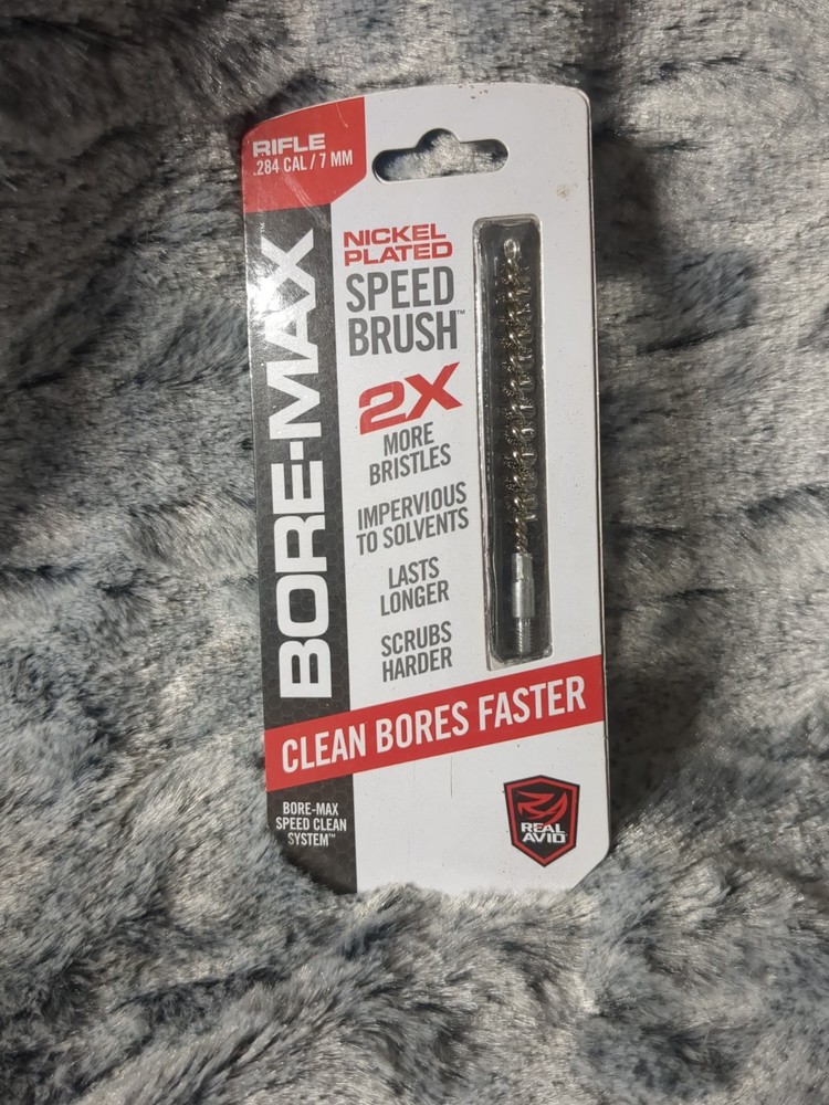 BRAND NEW Real Avid Bore-Max Speed Brush .284 Caliber and 7 mm Rifle- Free Ship