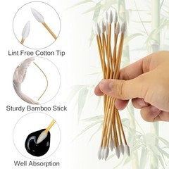 800PCS Double Ended Cotton Swabs 6″ Long – Lint Free Gun Cleaning & Makeup Tips