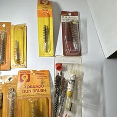 Hoppe’s Tornado Gun Bore Brush & Mop Set Bronze .22/.32 Cal 20/28 Ga