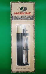 NEW 58 Piece Universal Gun Cleaning Kit, Haas Outdoors, Mossy Oak, Shotgun Shell