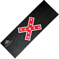 Custom Pistol LEATHER GUN Rifle CLEANING MAT Flag measures 12″ X 36″