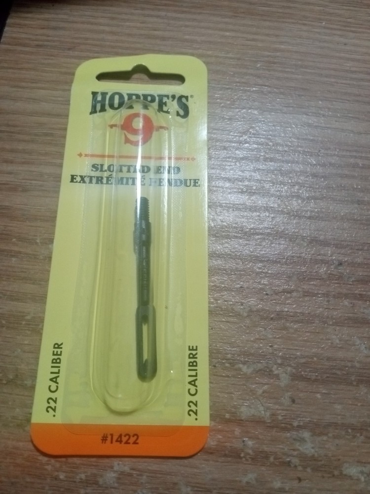 Hoppes Blend Black .22 Caliber Gun Cleaning Rod Slotted End – 1422
