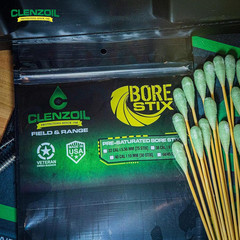Field & Range Bore Stix | Pre-Saturated Gun Cleaning Cotton Swabs | Caliber Spec
