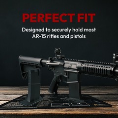 HammerBite Rifle Magwell Stand Bench Block – Pistol Cleaning Holder USA