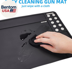 Rifle Gun Cleaning Mat, Anti-Slip Rubber Tactical Magnetic Mat, Gun Maintenance