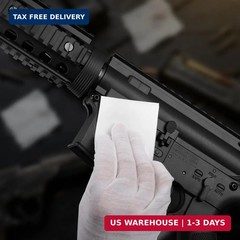 BOOSTEADY Gun Cleaning Patches，Square Cleaning Patches in Plastic Case，Highly Ab