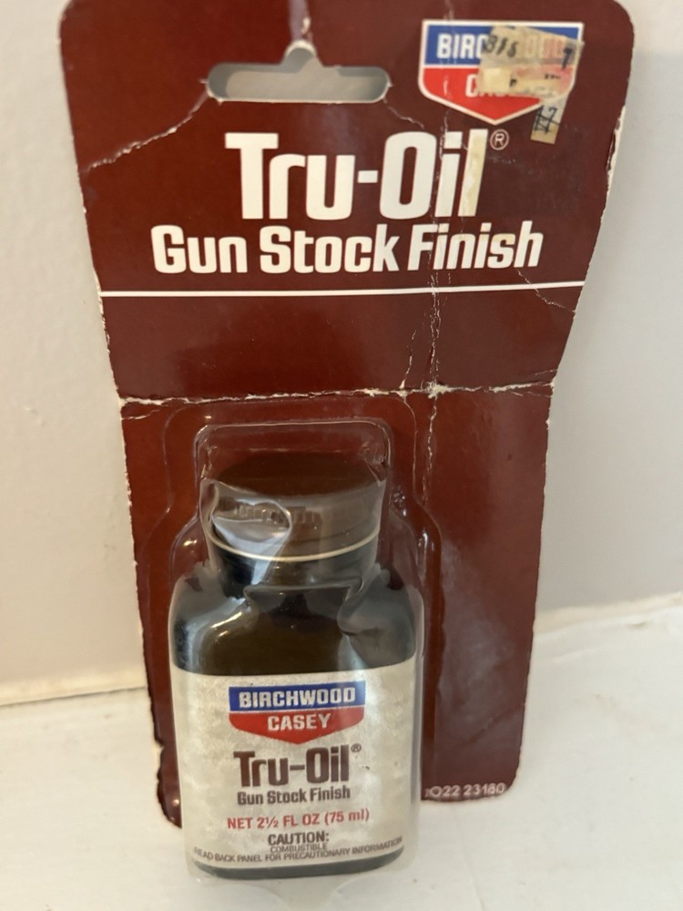 Birchwood Casey Tru-Oil Clear Gun Stock Finish 2.5 fl oz Linseed Oil NOS