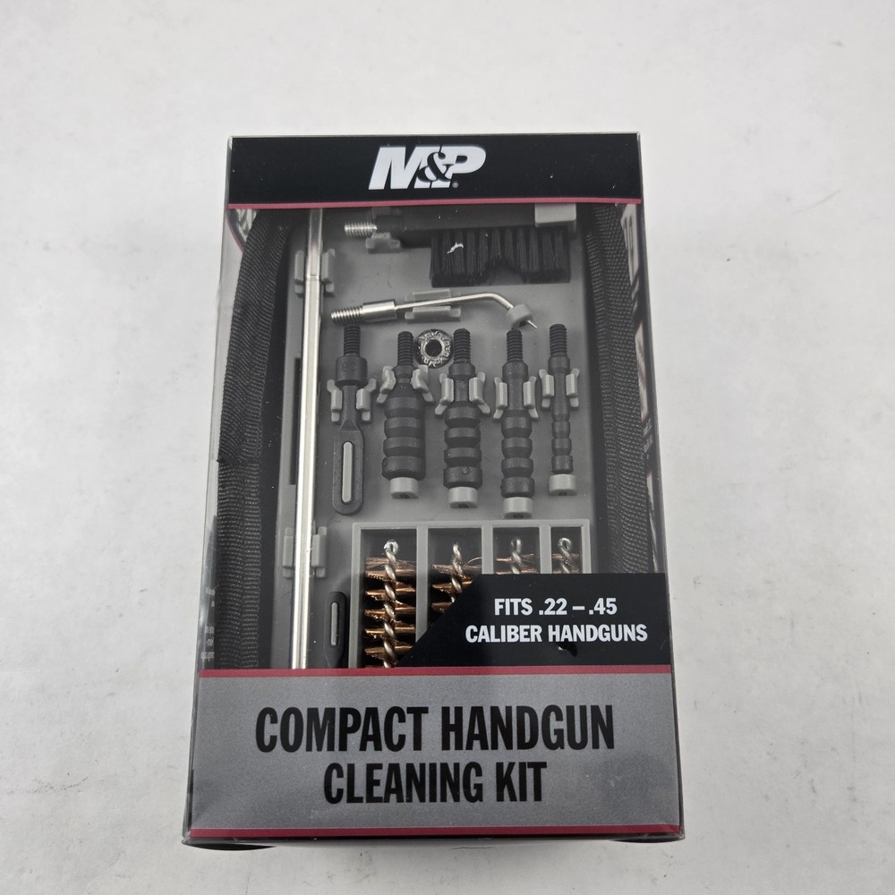 New Smith & Wesson M&P Compact Pistol Cleaning Kit 22 9mm 40 45 357 S&W