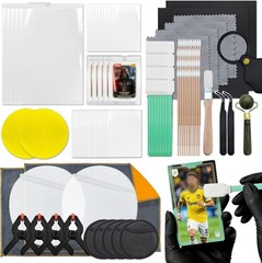 Card Cleaning Kit 298PCS with Protectors and Tools for Trading Cards Collectors