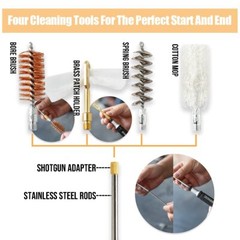 Shotgun Gun Cleaning Kit 12 Gauge Cleaner Firearm Care Maintenance Supplies