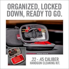 Pistol Cleaning Kit for 1911 | Takedown Tool, Brushes, Rods & Patches | 9mm .45