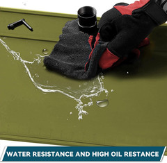 Rifle Shotgun Cleaning Mat – Large Magnetic Gun Mat with Organizer Parts Tray, A