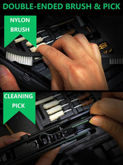 Universal Gun Cleaning Kit Pistol 9Mm .38 .22 .40 .45 Caliber for Handgun Huntin