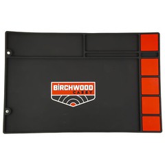 Birchwood Casey Pistol Cleaning Mat 17″x11″ Rubber Magnetic Pads Black/Red
