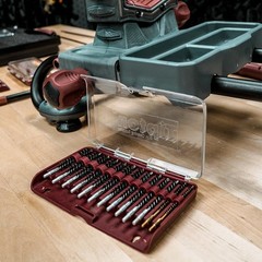 Tipton Nylon Bore Brush 13 Piece Set with Multiple sizes, black, silver