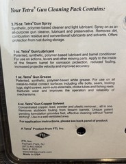 Tetra Gun Cleaning Pack Kit Cleans Lubricates Protects Your Firearms DVD Inside