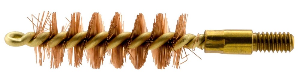 Pro-Shot 10P Bore Brush .40/ 10mm Cal Pistol #8-32 Thread Bronze Bristles Brass