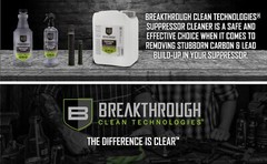 All In One Suppressor Cleaning Kit with Cleaner Brushes Retrieval Tool Tray