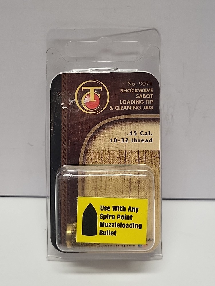 Thompson Center T/C Shockwave Sabot Loading Tip Cleaning Jag .45 Cal 9071