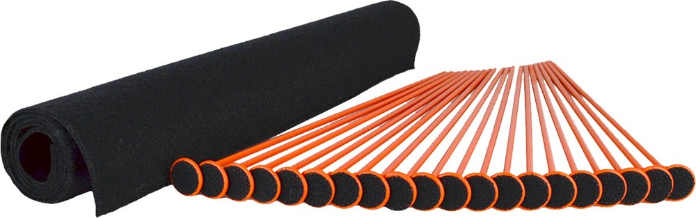 Gun Storage Solutions Medium Rifle Rod Kit 20 Pack Orange .22 Cal RR20SK-OR