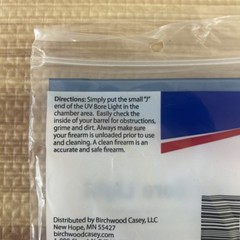 (2 PACK) UV Fiber Optic Bore Light / Chamber Flag C48-53