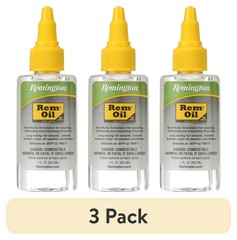 Remington Rem Oil 1 oz Squeeze Bottle 3-Pack Firearm Lubricant Teflon 26617