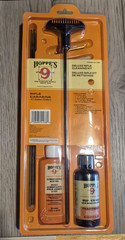 Hoppes Deluxe .17 Caliber Rifle Cleaning Kit NEW With Solvent And Gun Oil