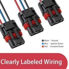 PCS Polaris Pulse Bar Pigtail Connector Kit – Universal Plug-and-Play 12