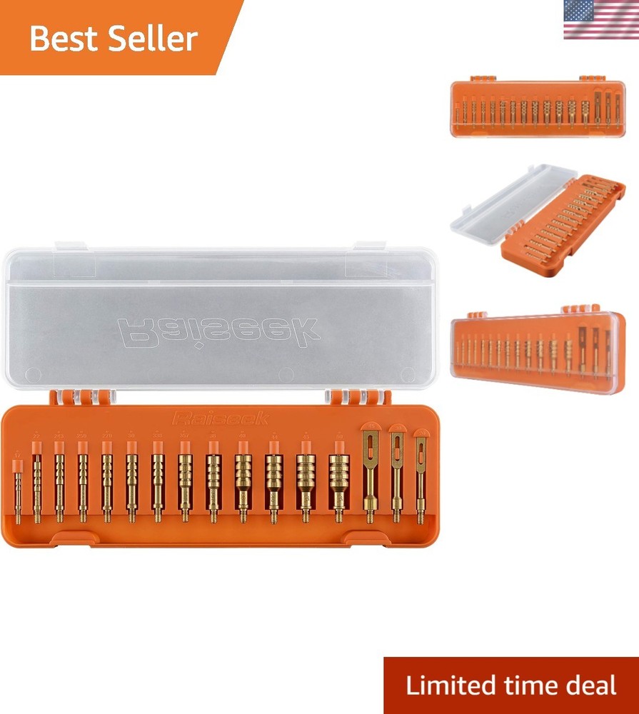 Versatile Gun Cleaning Kit – Brass Jags for Handguns & Rifles in Every Caliber