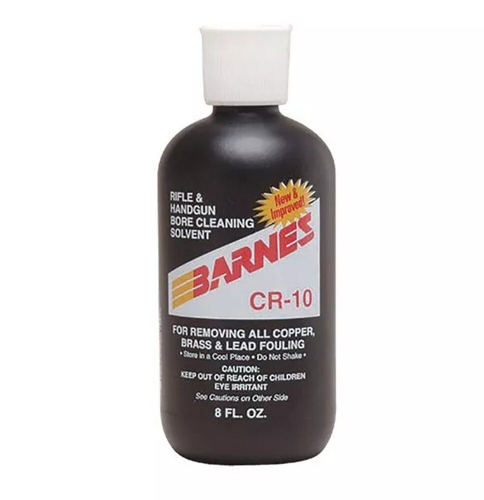 Barnes CR10 Rifle / Hand Gun Bore Cleaning Solvent 8 Ounce Bottle – 30755