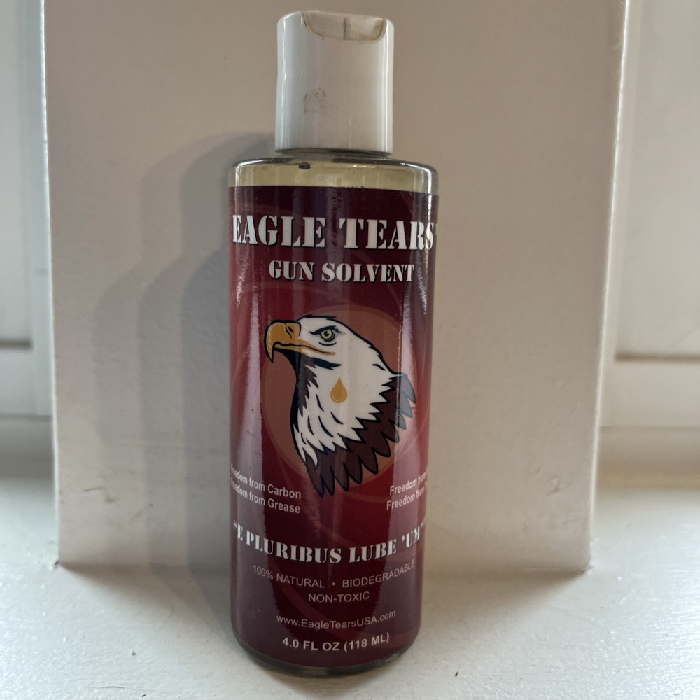 Eagle Tears GUN CARE Solvent 100% Natural, Biodegradable, Nontoxic 4 Fl Oz