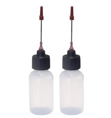 2 Bottles -1 OZ Size Bottles with Stainless Needle tip for All Your Gun Oils